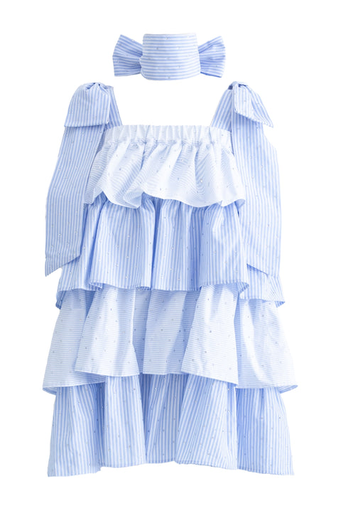 2wayシャツティアードワンピース