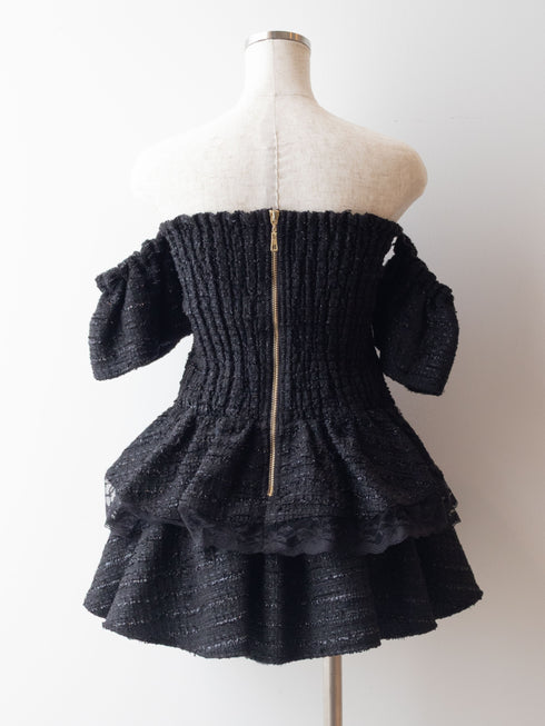 ステラツイードビスチェセットアップ