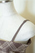 チェック柄バックルジャケットアンサンブル