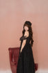 チュールビスチェワンピース(BLACK)