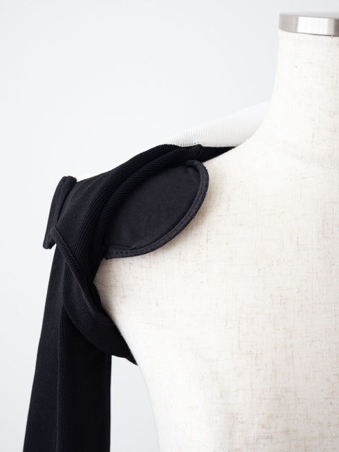 Back open houndstooth ensemble