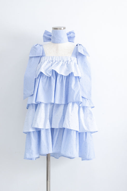 2wayシャツティアードワンピース