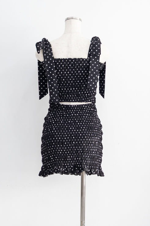 2wayドット柄セットアップ