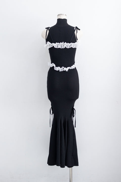 レースビスチェマーメイドアンサンブル