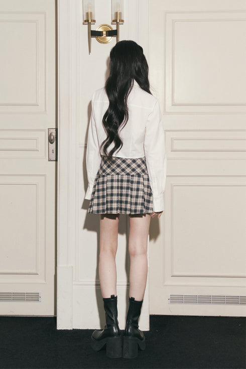 ショートジップアップシャツ