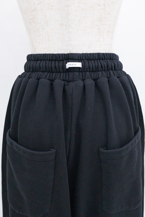 レースガーターハイダメージスウェットパンツ