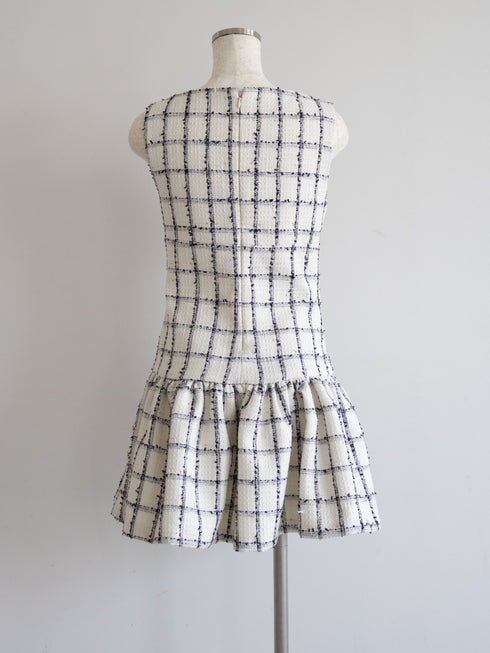 Étoile Check tweed ワンピース
