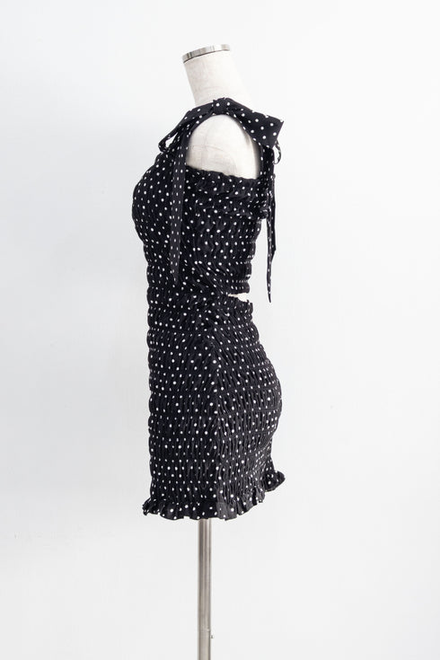 2wayドット柄セットアップ