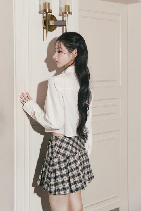 ショートジップアップシャツ