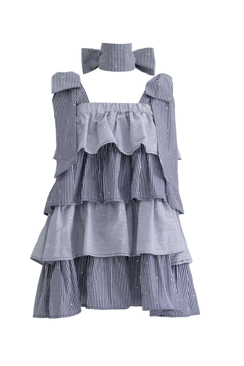 2wayシャツティアードワンピース