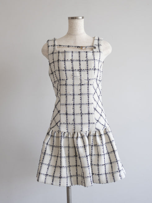 Étoile Check tweed ワンピース