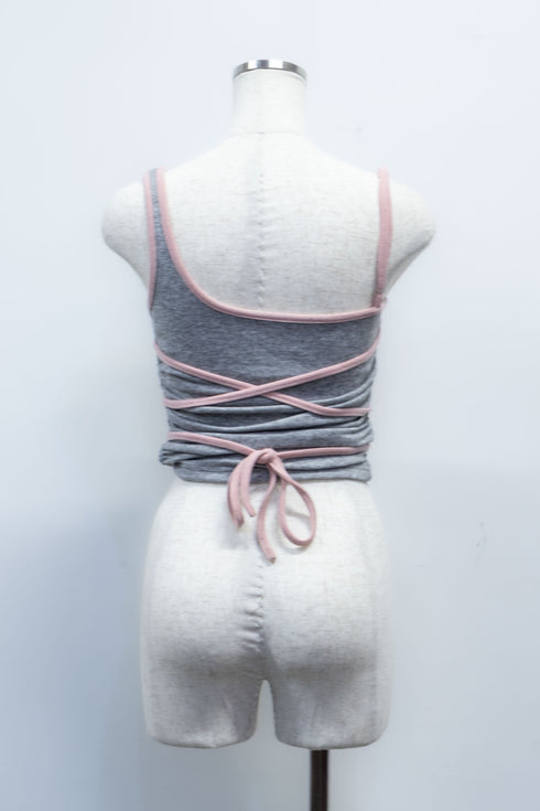 バイカラーストリング3ピースセットアップ