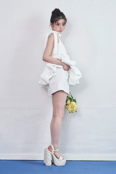 ツイードショートパンツ