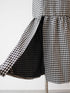 Back open houndstooth ensemble