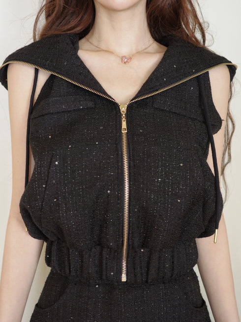 ツイードカーゴアメスリセットアップ