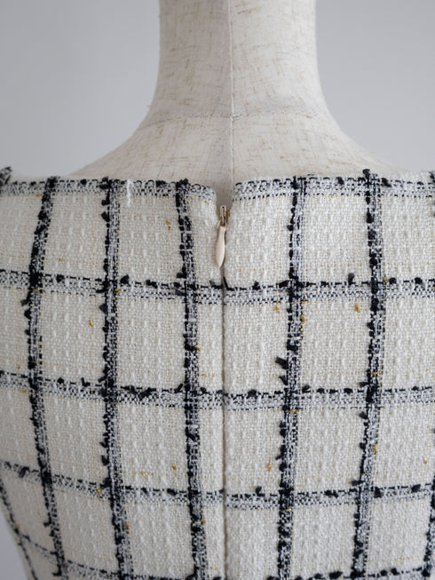 Étoile Check tweed ワンピース