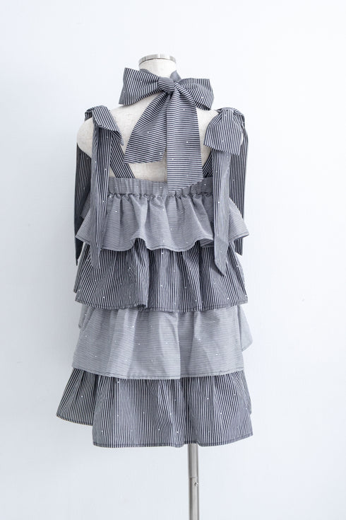 2wayシャツティアードワンピース