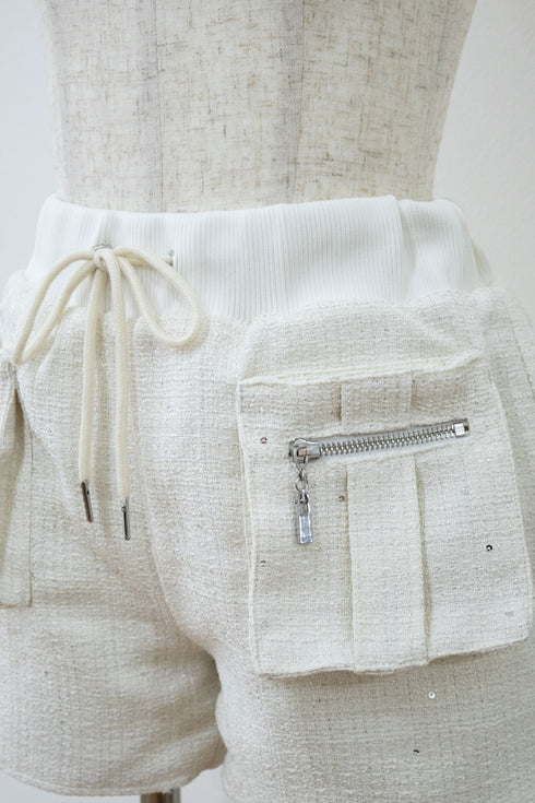 パデットツイードカーゴセットアップ