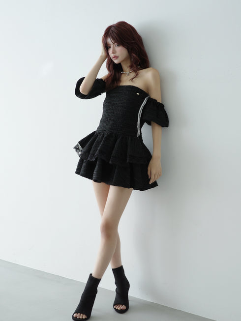 ステラツイードビスチェセットアップ