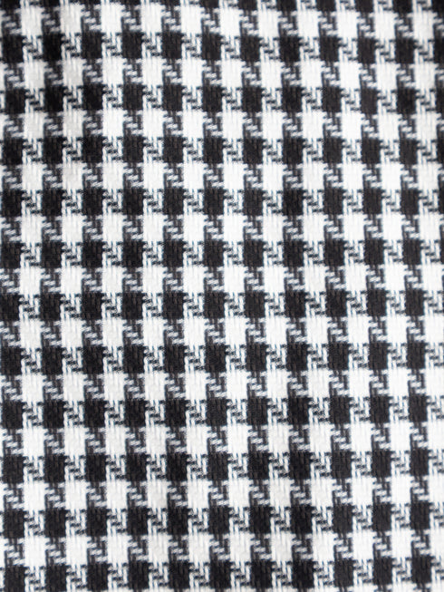Back open houndstooth ensemble