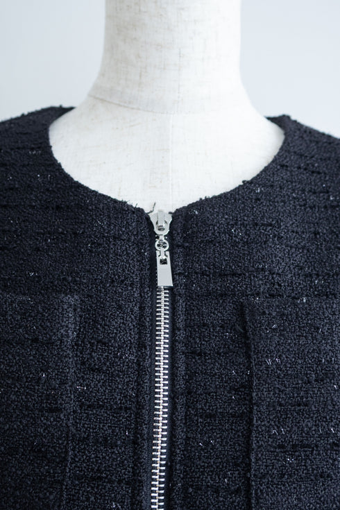 ステラツイードジップジャケットセットアップ