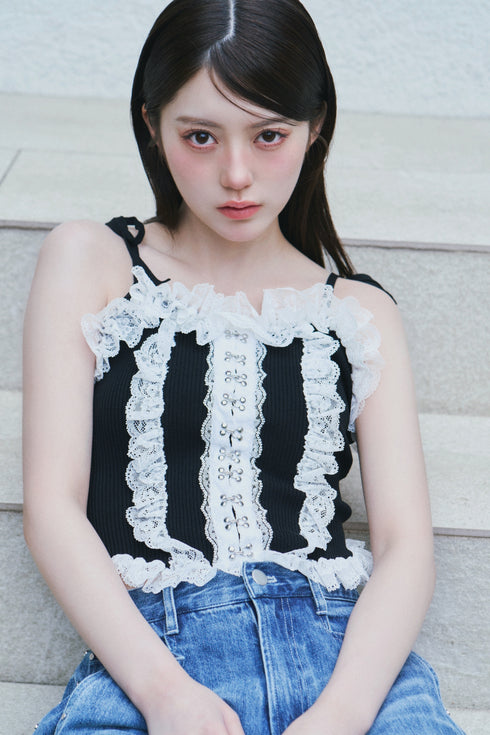 レースビスチェマーメイドアンサンブル