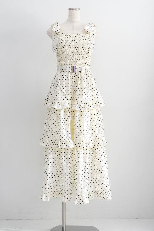 2wayドット柄セットアップ