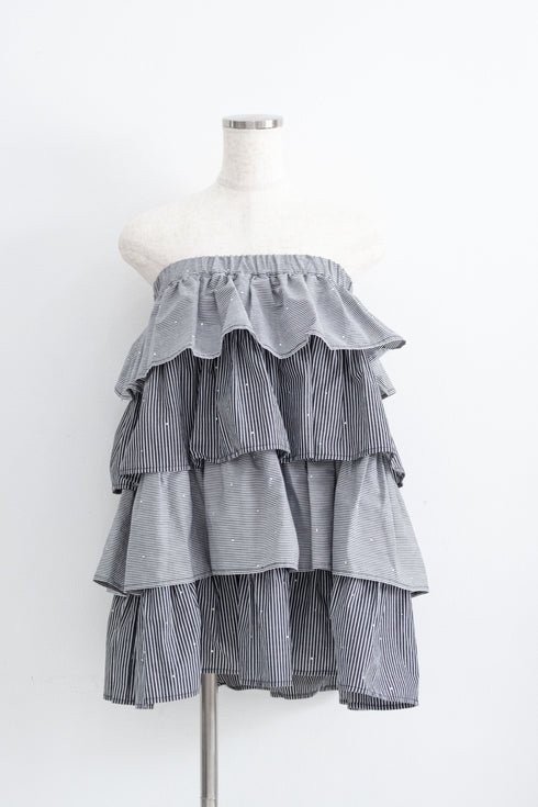 2wayシャツティアードワンピース