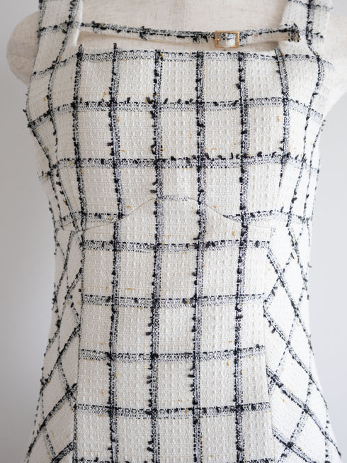 Étoile Check tweed ワンピース