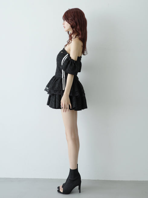 ステラツイードビスチェセットアップ