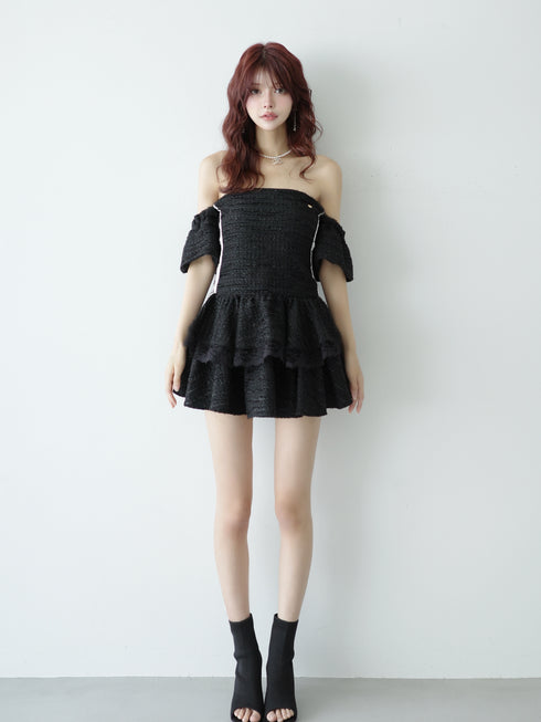 ステラツイードビスチェセットアップ