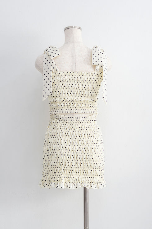 2wayドット柄セットアップ