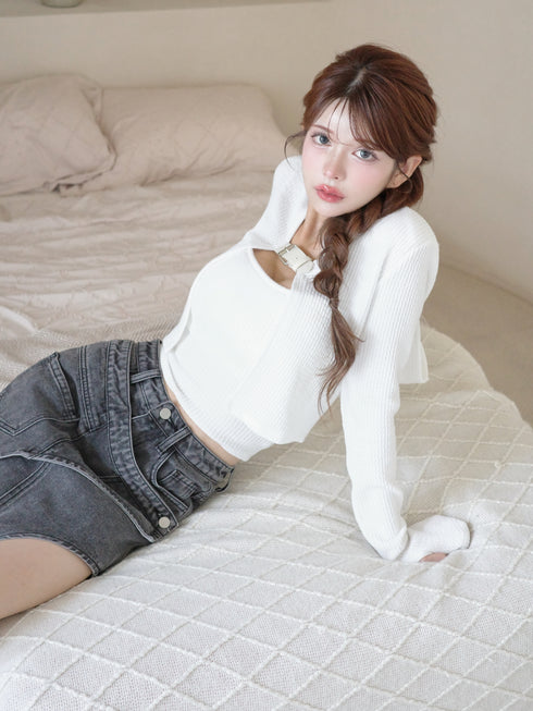 ベルテッドフーディートップス