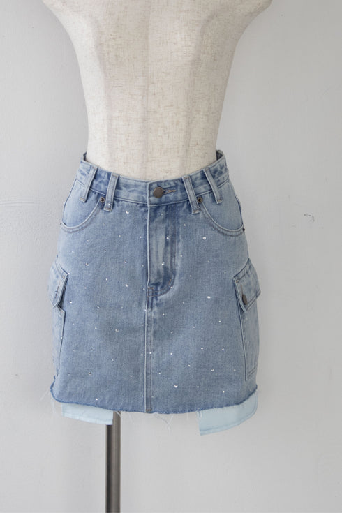 ビジューデニムセットアップ