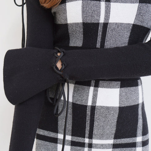 String core mini dress