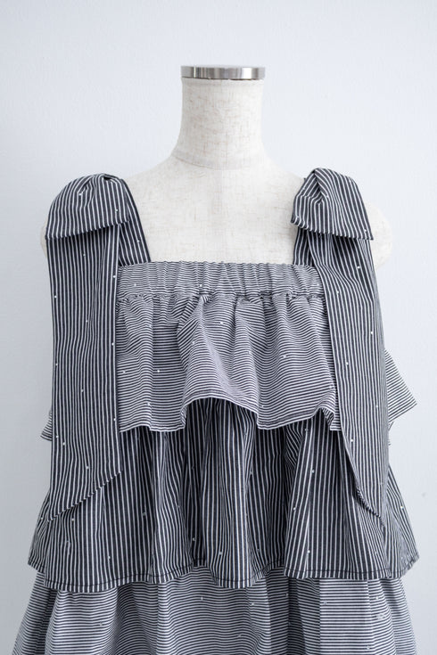 2wayシャツティアードワンピース