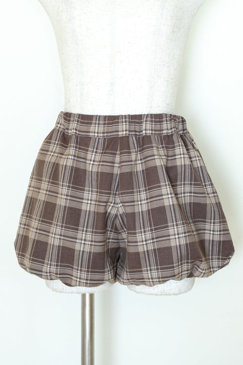 チェック柄バックルジャケットアンサンブル