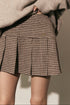 千鳥柄ボックスプリーツスカート