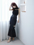 カットアウトマーメイドデニムスカート