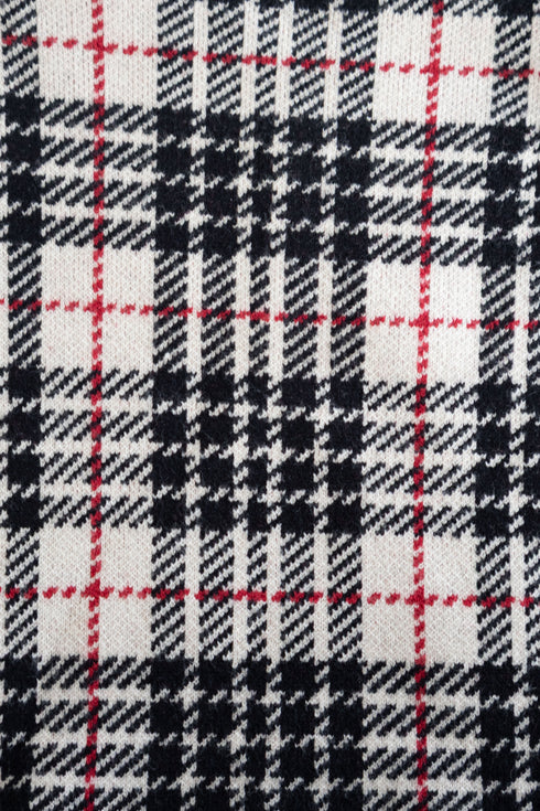 2wayプレイドニットトップス