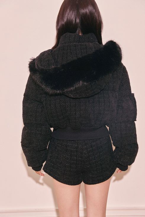 ベロアツイードショートパンツ