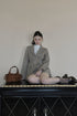 ハウンドチェックスリムジャケット