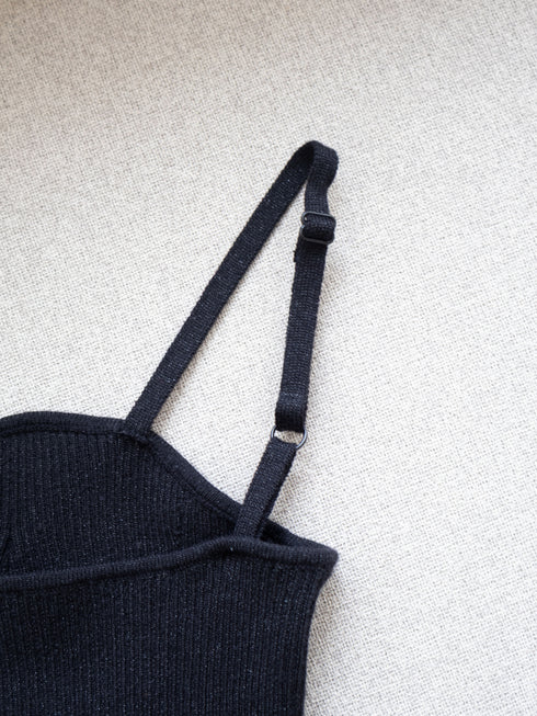 チュールオフショルアシンメトリーワンピース