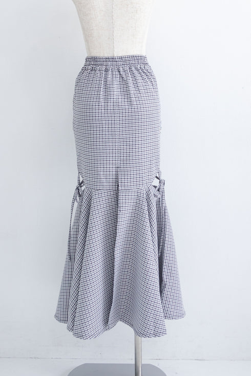 ハウンドチェックコルセットセットアップ