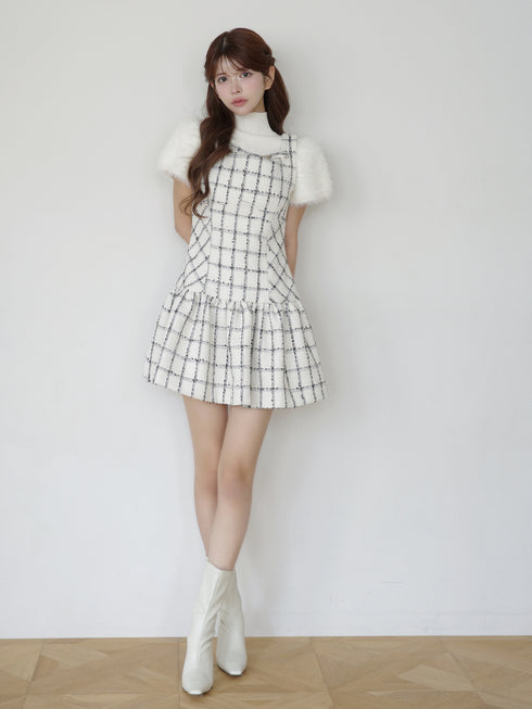 Étoile Check tweed ワンピース
