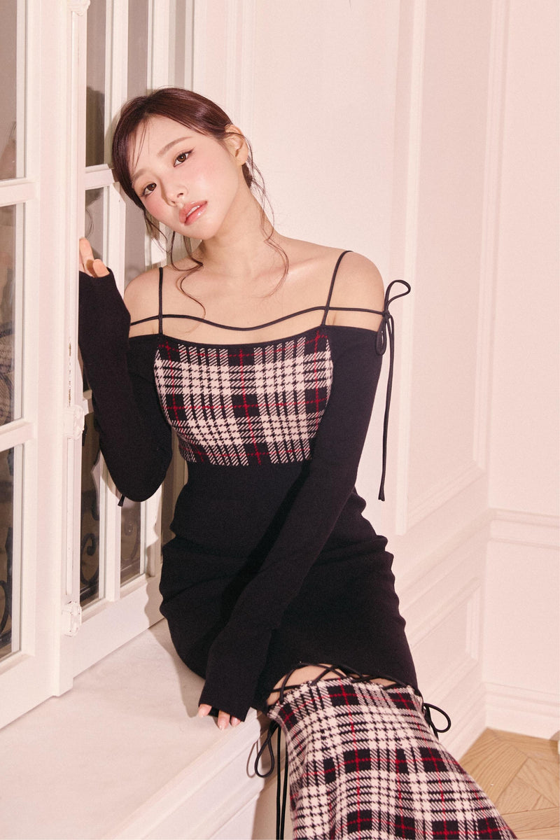 ストリングコアプレイドマーメイドワンピース – Randy