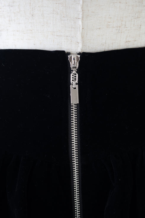 ベルベットバルーンミニスカート