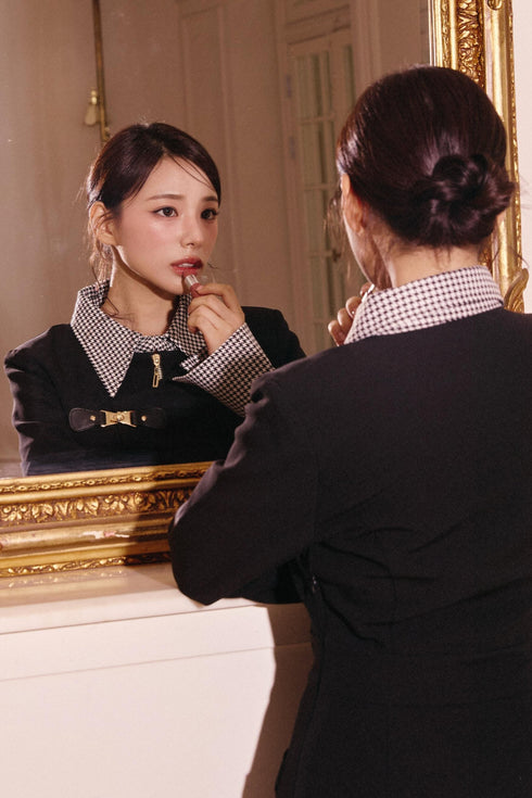 アシンメトリーバックルハウンドワンピース