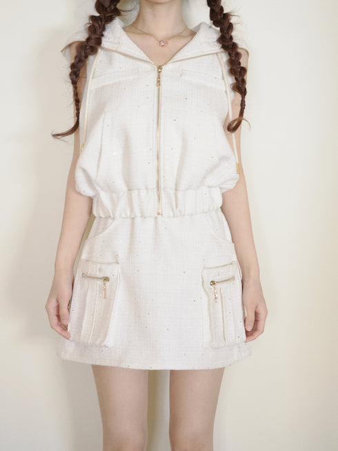 ツイードカーゴアメスリセットアップ