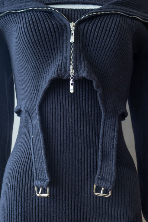 ガーターニットアンサンブル